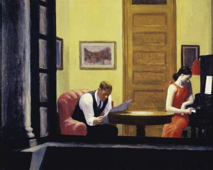 Edward Hopper, Room in New York, 1932